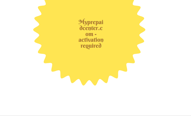 Myprepaidcenter.com -activation required
