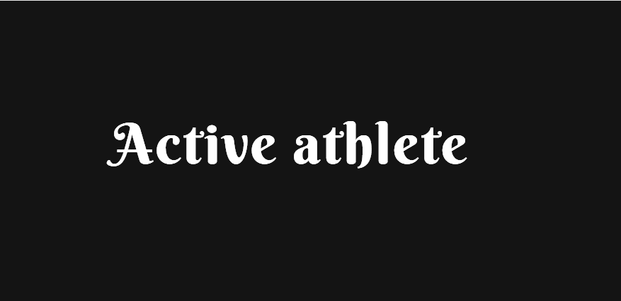Active athlete