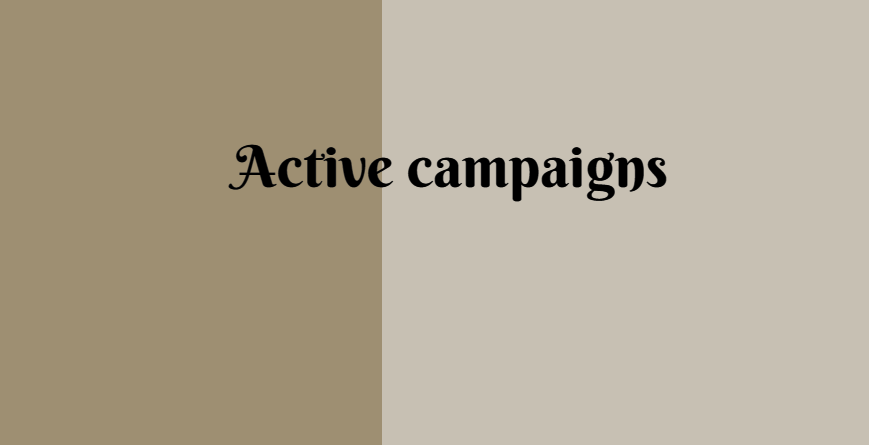 Active campaigns