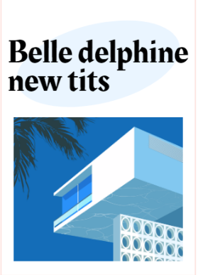 Belle delphine new tits