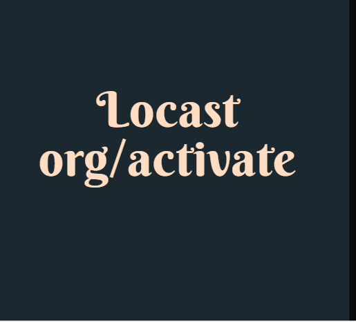 Locast org/activate