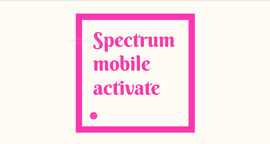 Spectrum mobile activate