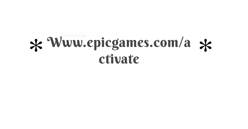Www.epicgames.com/activate
