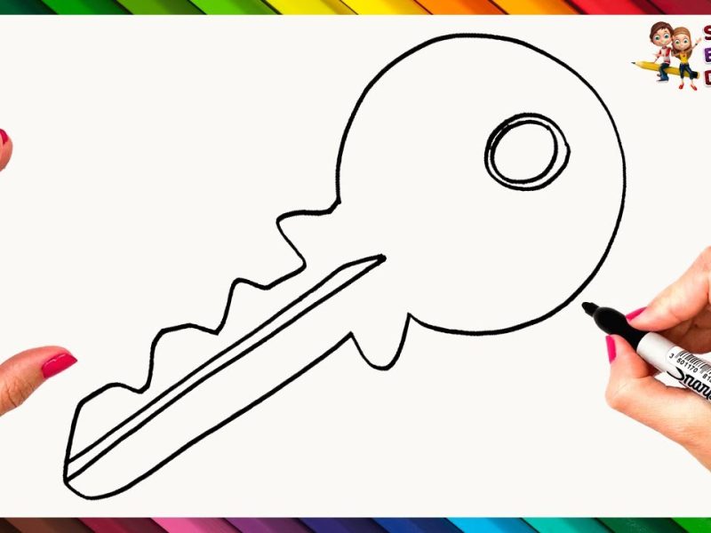 How to draw a key