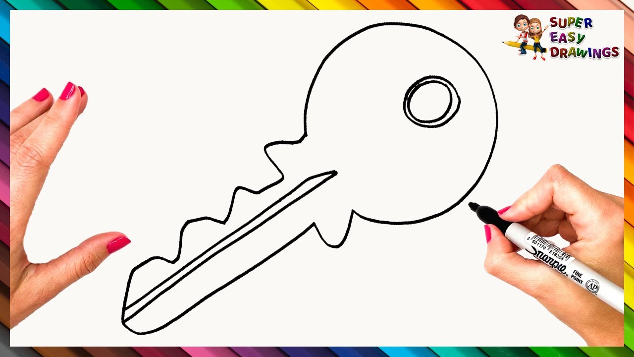 How to draw a key
