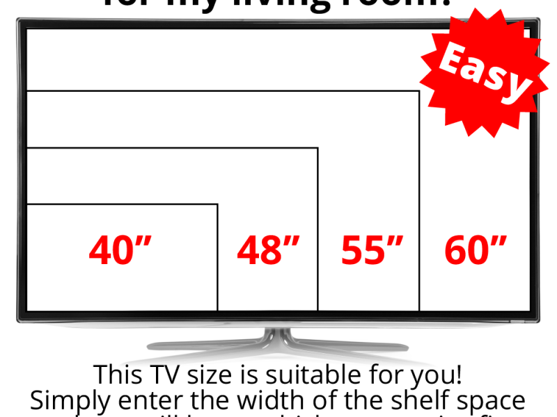 Tv size calculator